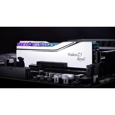 ������ ������ ��� ���������� DDR5 32GB (2x16GB) 7600 MHz Trident Z5 Royal Silver G.Skill (F5-7600J3646G16GX2-TR5S) - �������� 5