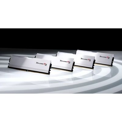     DDR5 64GB (2x32GB) 6000 MHz Ripjaws M5 RGB Matte White G.Skill (F5-6000J3238G32GX2-RM5RW) -  4