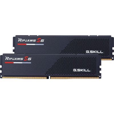     DDR5 96GB (2x48GB) 5600 MHz Ripjaws S5 Matte Black G.Skill (F5-5600J4040D48GX2-RS5K) -  3