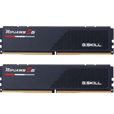     DDR5 96GB (2x48GB) 5600 MHz Ripjaws S5 Matte Black G.Skill (F5-5600J4040D48GX2-RS5K) -  1
