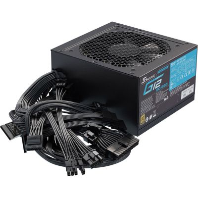 ���� �������� 850 ��, Seasonic G12 GC, Black, 80+ Gold, Active PFC, 12 ��, 3xMolex / 6xSATA / 4x6+2-pin / 2x4+4-pin / 20+4-pin, ������ OPP/OVP/OCP/SCP/OTP/UVP (SSP-850RT2) - �������� 1