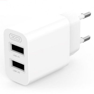   XO L109 12W (2USB/2.4A) + USB - Lightning White (XO-L109-L) -  2