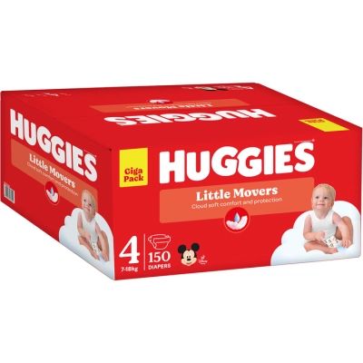  Huggies Little Movers 4 (7-18 ) M-pack, 150  (5029053583402) -  2