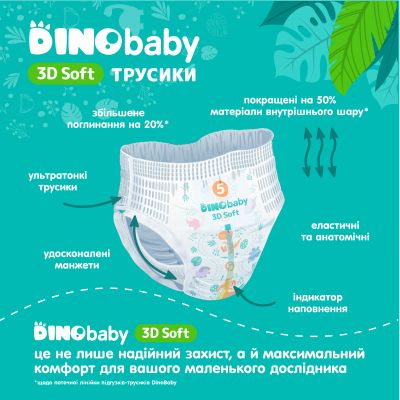 ϳ Dino Baby 3D Soft 4  (7-14 ) 32  (4820204701758) -  5
