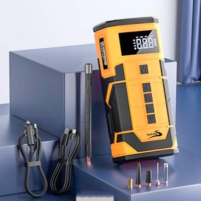    Aspiring Jump 3 8000mAh Power bank 3-in-1 with inflator, compressor, car charging (JM8000PIWC) -  8