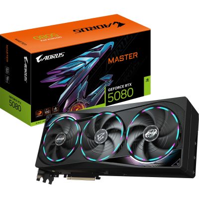 ���������� GF RTX 5080 16GB GDDR7 Aorus Master Gigabyte (GV-N5080AORUS M-16GD) - �������� 10