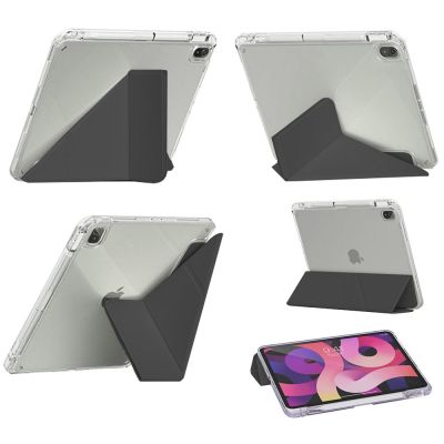 ����� ��� �������� BeCover Ultra Slim Origami Transparent Apple iPad 10.9" 2022 Black (712938) - �������� 6