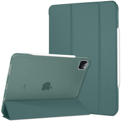 ����� �� �������� BeCover Tri Fold Hard BeCover Apple iPad Pro 11 2020/2021/2022 Dark Green (709667) - �������� 2