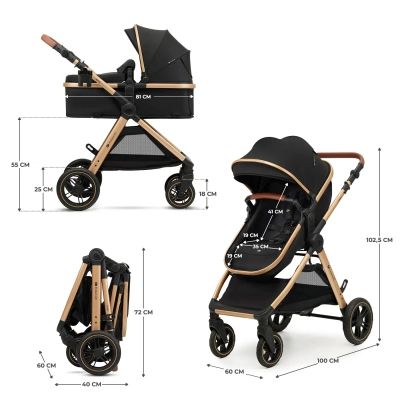  Kinderkraft 3  1 Esme Pure Black (KSESME00BLK3000) (5902533925698) -  11