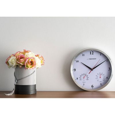   Esperanza Wall Clock Washington 30  White (EHC008W) -  5