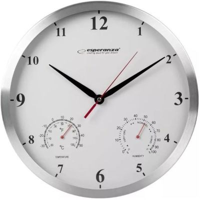   Esperanza Wall Clock Washington 30  White (EHC008W) -  1