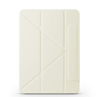 ����� ��� �������� BeCover Ultra Slim Origami Flex Apple iPad 10.9" 2022/24/11" 2025/2024 Beige (712972) - �������� 1