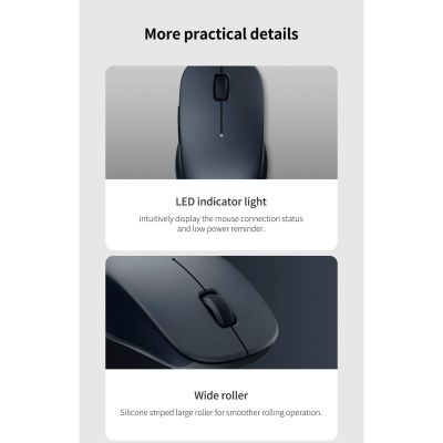  Xiaomi Dual-mode Wireless Mouse 2 Black (BHR8850GL) (1122318) -  8