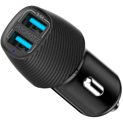 �������� ������� Promate 17W 2xUSB (voltrip-duo.black) - �������� 1