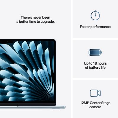 ������� Apple MacBook Air 13 M4 A3240 Sky Blue (MC6T4UA/A) - �������� 9