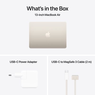 ������� Apple MacBook Air 13 M4 A3240 Starlight (MW103UA/A) - �������� 9