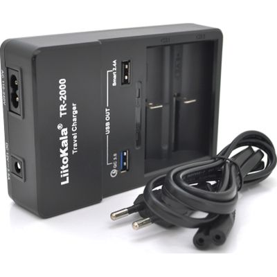 �������� ���������� ��� ������������� Liitokala 2 Slots, USB1/QC/3.0, USB2/2.4A, NiMHC(R14)/SC/AA/AAA/17670, Li-ion10440...26650 (Lii-TR2000) - �������� 2