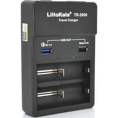�������� ���������� ��� ������������� Liitokala 2 Slots, USB1/QC/3.0, USB2/2.4A, NiMHC(R14)/SC/AA/AAA/17670, Li-ion10440...26650 (Lii-TR2000) - �������� 1