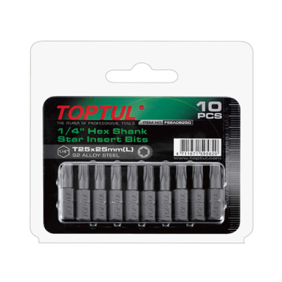 ����� ��� Toptul 1/4" L25�� T40 10��. (FSEA0840G) - �������� 1