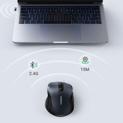  Ugreen MU006 Ergonomic Wireless Gray/Black (15063) -  9