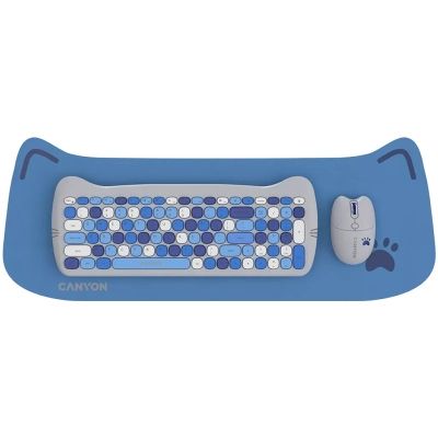 �������� Canyon HSET-W6 Kitty Edition Wireless UA Blue (CNS-HSETW6BL) - �������� 1