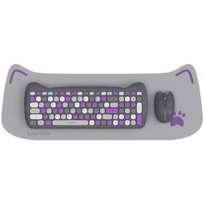 �������� Canyon HSET-W6 Kitty Edition Wireless UA Violet (CNS-HSETW6VT) - �������� 1