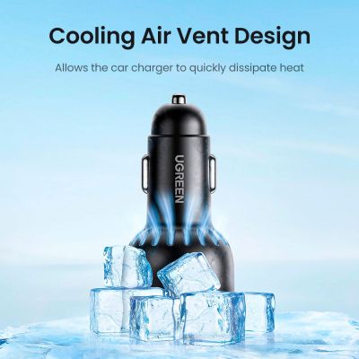   Ugreen 3xUSB 130W (2xUSB-C+USB-A) QC 3.0 black (CD293) (90413) -  10