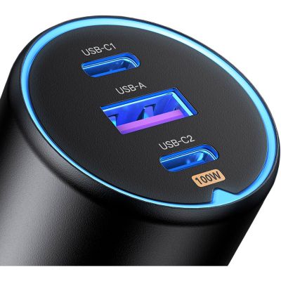   Ugreen 3xUSB 130W (2xUSB-C+USB-A) QC 3.0 black (CD293) (90413) -  3