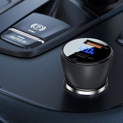 �������� ������� Acefast 2xUSB 63W (USB-C + USB-A) B6 with digital display (6974316280972) - �������� 3