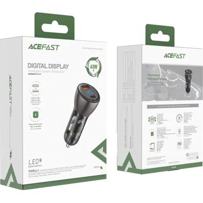 �������� ������� Acefast 2xUSB 63W (USB-C + USB-A) B6 with digital display (6974316280972) - �������� 5