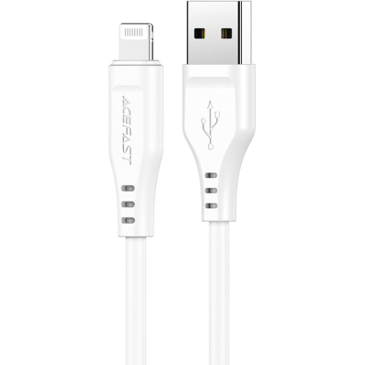 ���� ������ USB 2.0 AM to Lightning 1.2m 2.4A TPE C3-02 White Acefast (6974316280835) - �������� 1