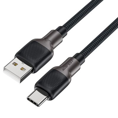 ���� ������ USB 2.0 AM to USB-C 1.2m 3.0A silicone braid Acefast (6974316283126) - �������� 3