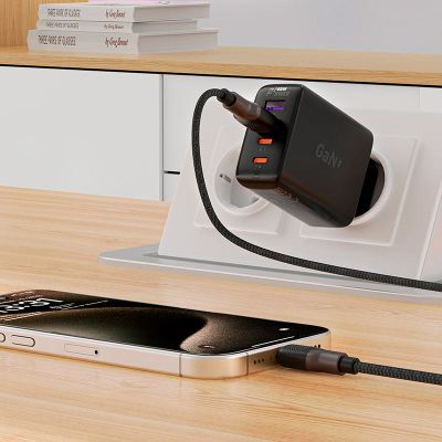 ���� ������ USB 2.0 AM to USB-C 1.2m 3.0A silicone braid Acefast (6974316283126) - �������� 6