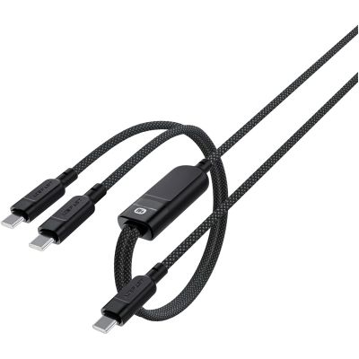���� ������ USB-C to 2xUSB-C 0.8m 100W Acefast (6974316280149) - �������� 5