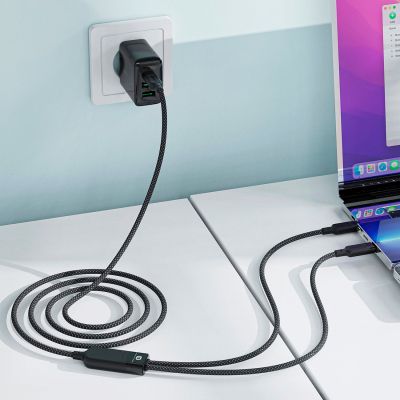 ���� ������ USB-C to 2xUSB-C 0.8m 100W Acefast (6974316280149) - �������� 7