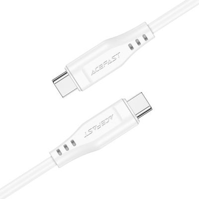   USB-C to USB-C 1.2m 3A TPE C3-03 White Acefast (6974316280859) -  2