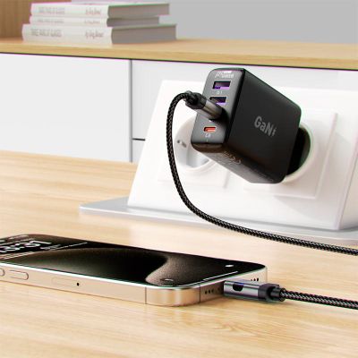   USB-C to USB-C 1.2m 60W digital display C15-03 Black Acefast (6974316283720) -  7