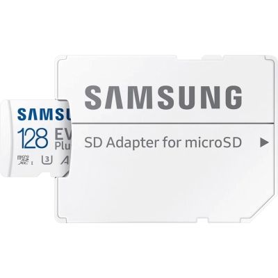 ����� ������ Samsung 128 GB microSDXC Class 10 UHS-I U3 V30 A2 EVO Plus+SD Adapte (MC128SA/EU) - �������� 5