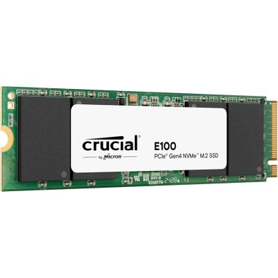 ������������ ����������� SSD 480Gb, Crucial E100, PCI-E 4.0 x4, M.2 2280, 3D TLC, 4500/2500 ��/� (CT480E100SSD8) - �������� 2