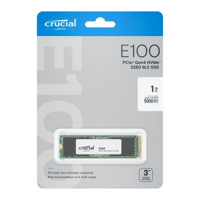 SSD ���������� Crucial E100 1Tb PCI-E 4.0 x4 M.2 2280 3D TLC (CT1000E100SSD8) - �������� 4