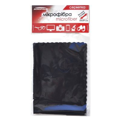  Acropolis A-90/12 microfiber 29*22 black,  (A90-12BK) -  2