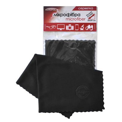  Acropolis A-90/12 microfiber 29*22 black,  (A90-12BK) -  3