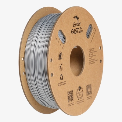 ������� ��� 3D-�������� Creality PLA Fast, Ender, 1.75��, silver, 1�� (3301010434) - �������� 1