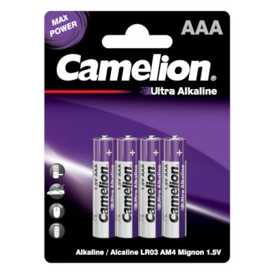 ��������� Camelion AAA LR03 Ultra Alkaline * 4 (LR03-BP4UT) - �������� 1