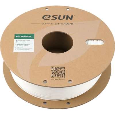 ������� ��� 3D-�������� eSUN ePLA-Matte, 1,75��, 1��, milky (ePLA-Matte-P175MW1) - �������� 3