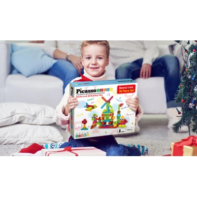 ����������� Picasso Tiles Hedgehog Building Blocks Set 112 ������� (817338022631) - �������� 6
