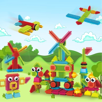 ����������� Picasso Tiles Hedgehog Building Blocks Set 112 ������� (817338022631) - �������� 8