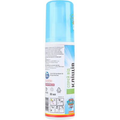 ����� �� ��������� Vaco Paw Patrol Sensitive �� �������, ������ � ����� � Icaridin 10% ��� ����� �� 6 ������� 80 �� (5901821953641) - �������� 2