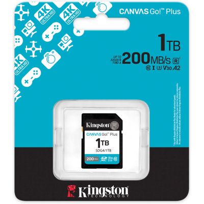 ����� ���'�� ����� ���'�� Kingston 1TB SDXC �lass 10 UHS-I U3 V30 Canvas Go Plus G4 (SDG4/1TB) - �������� 3