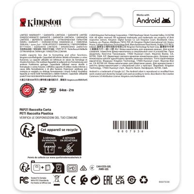 ����� ���'�� ����� ���'�� Kingston 1TB SDXC �lass 10 UHS-I U3 V30 Canvas Go Plus G4 (SDG4/1TB) - �������� 4